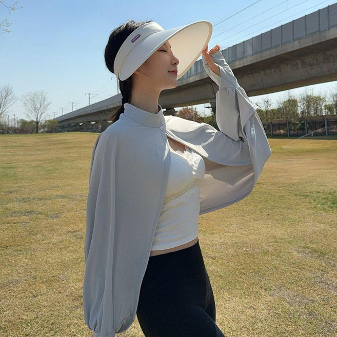 冰絲防曬衣 女 夏季新款 披肩 防紫外線 騎行 遮陽
