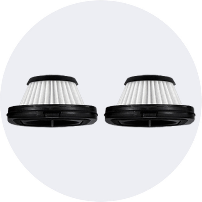 클래파 무선청소기 더 라이트 THE LIGHT BVC-S185 전용 헤파필터 2개, BVC-S185 헤파필터