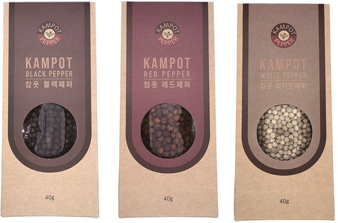 캄보디아 최상급 캄폿 통후추 리필, 흑후추(리필 40g), 40g, 1개