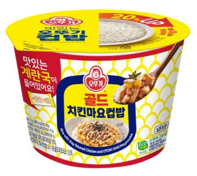 오뚜기 즉석국 컵밥 치킨마요 덮밥, 6개, 281.5g