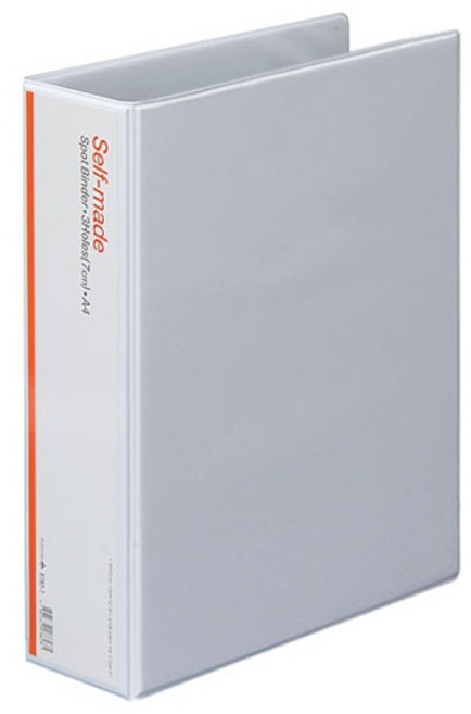 문화/B782-7 흰투 사다리바인더 7cm (백색), 상세페이지 참조