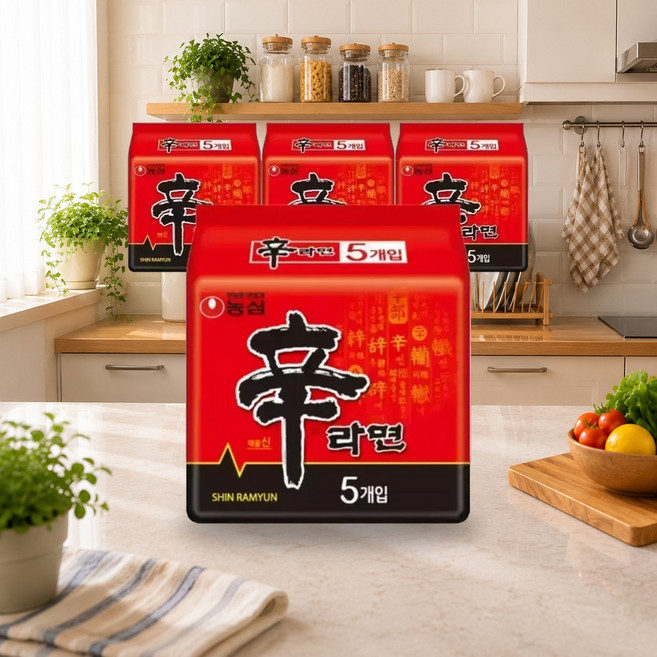 농심 신라면 120g 5입(멀티) 4개, 5개