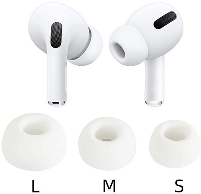 에어팟 프로 실리콘 이어팁 1세대 2세대 호환, 기본팁 특소(SS), 1개