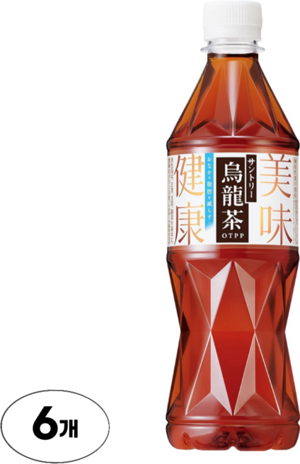 일본 산토리 우롱차 525ml 6개