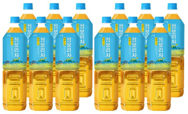 쟈뎅 제주의 봄 청보리차, 1.5L, 36개