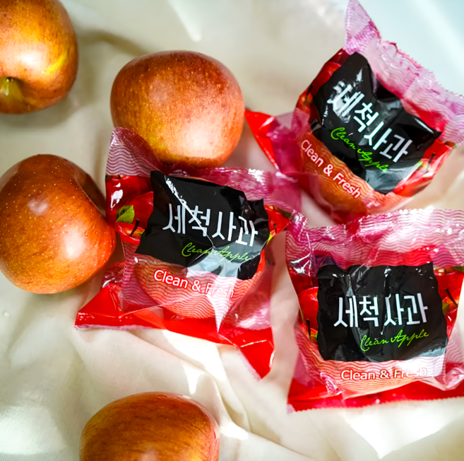 [당도 보장된 세척사과] 현대인 아침 껍질째 먹는 오존수 세척사과, 1박스, 힌입크기2kg