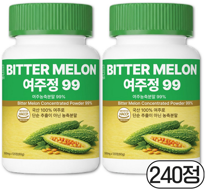 영양별곡 여주정 99% 농축분말, 2개, 120정