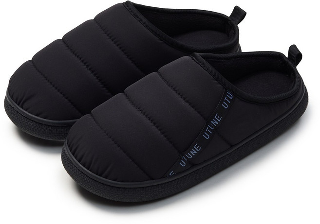 아이라 겨울 남녀공용 방한방수 패딩 털 슬리퍼