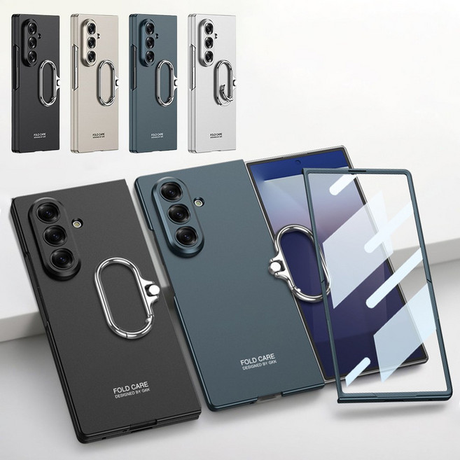 갤럭시 z폴드7 타원 링 전면 액정 풀커버 하드 케이스