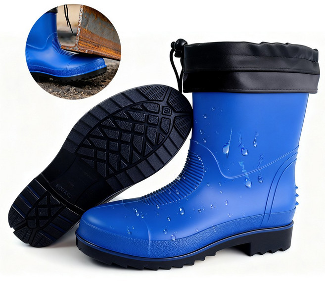 남성 요딩 안전장화 미끄럼방지 작업장화 건설현장장화 방수장화