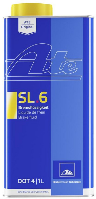 ATE SL 6 DOT 4 煞車油 1L, 1個, SL.6