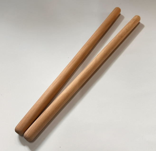 국악기유림 국산 모듬북채 난타채 2p 히노끼, 1세트