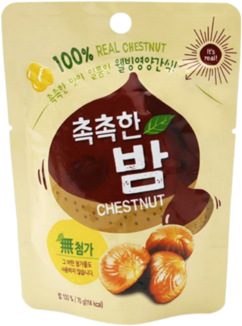 촉촉한 밤 간식, 70g, 50개