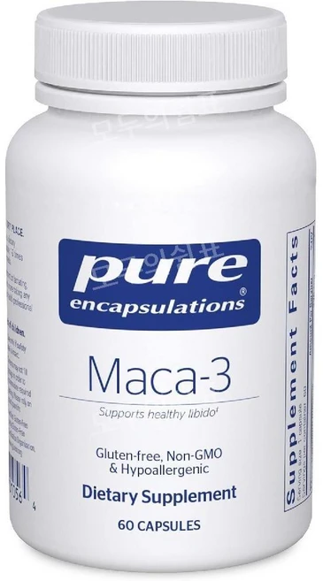 퓨어인캡슐레이션 마카3 캡슐 Pure Encapsulations Maca-3, Standard Packaging, 1개 - 쿠팡