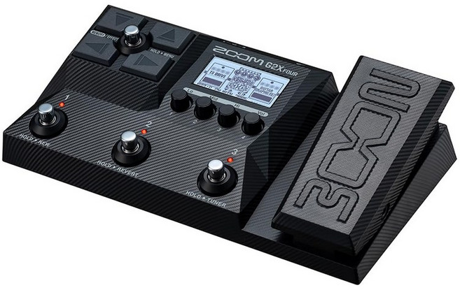 ZOOM G2X FOUR IR USB MFX 줌 기타 멀티 이펙터 페달 첨부 탑재 79종 이펙트 대응, 1개