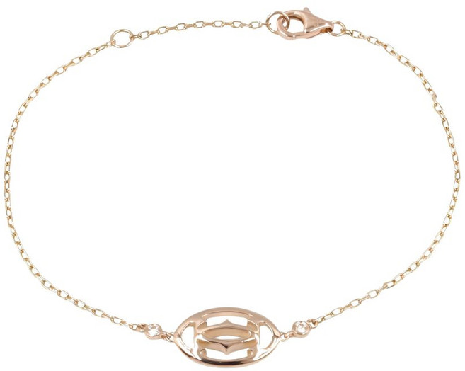 까르띠에 중고 2010's 더블 C 로고 다이아몬드 브레이슬릿