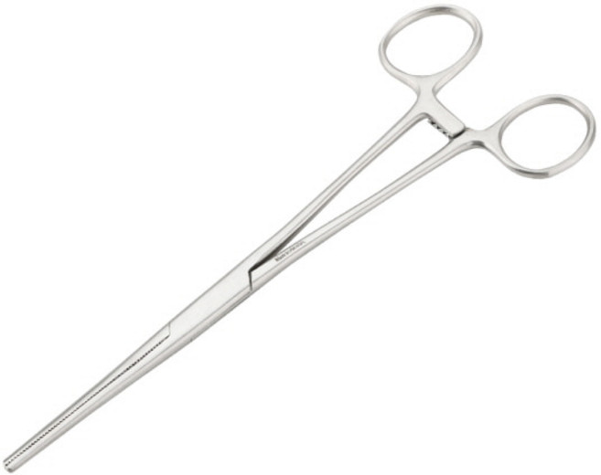 아미코 케리 의료용 고급형 겸자 가위 20cm(직), 필수선택, 1개