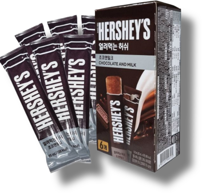 허쉬 얼려먹는 초코앤밀크 85ml 실온보관 아이들 간식