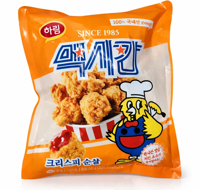 맥시칸 치킨 크리스피 순살 4봉지, 4개, 350g - 쿠팡