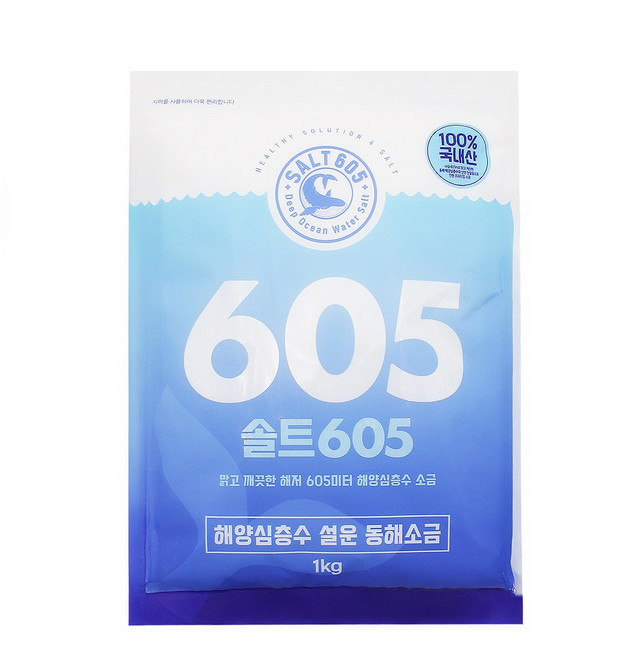 해양심층수 미네랄 프리미엄 소금 천일염, 1kg, 1개