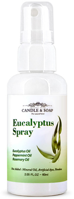 캔들앤솝 아로마 유칼립투스 스프레이 60ml, 1개
