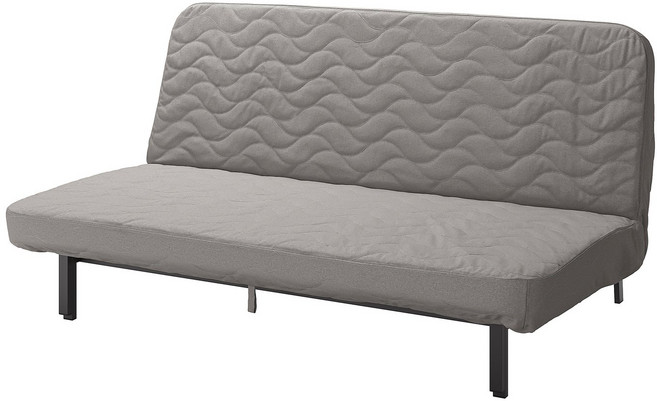 이케아 뉘함 3인용 소파베드+폼매트리스, [브랜드정품] NYHAMN 뉘함 3인용 소파베드, +포, +폼매트리스/크니사 그레이/베이지