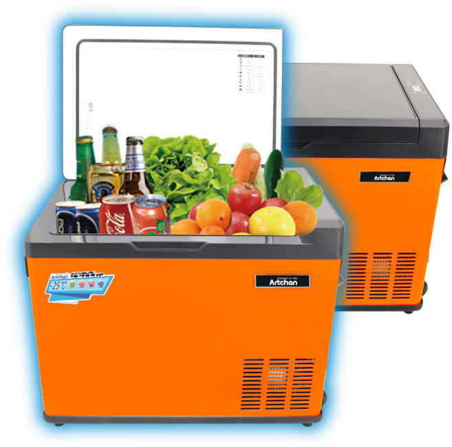 차량용 냉장고 냉동고 40리터 NV-386/가정 차량 냉장고 ( DC 12V.24V ) ( AC 220V ) 겸용