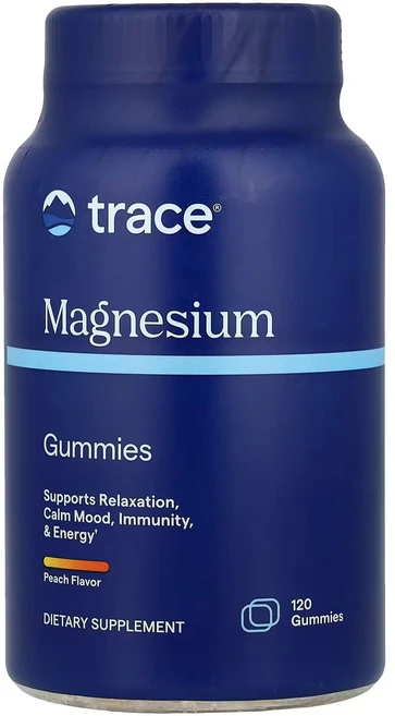Trace Minerals 마그네슘 구미 복숭아 120개, 120정, 1개 - 쿠팡