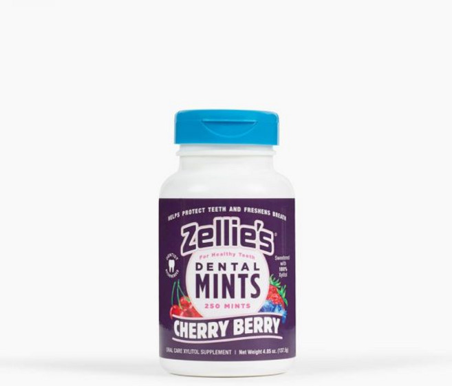 Zellies 과일 후루츠 젤리의 100% 자일리톨 무설탕 체리 베리 입냄새 제거 민트 비변형 저칼로리 글루텐 프리 비건 및 코셔 540개입 1팩, 250개 (1팩), 1개