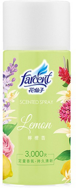 花仙子 噴霧飄香劑 紫羅蘭/玉蘭花/檸檬香, 1個, 檸檬香