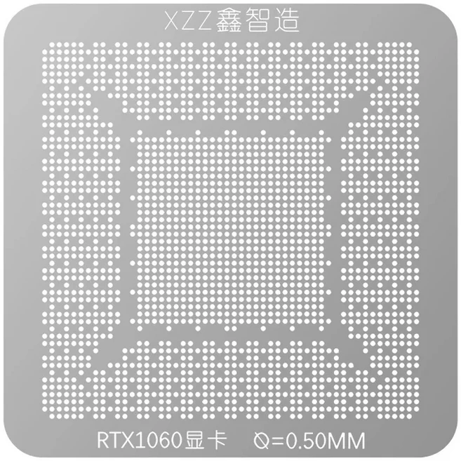 XZZ RTX 1050/1060/2060/3060/4070/4090 그래픽 카드 BGA Reballing 스텐실 INTEL/ NVIDIA/ ATI 비디오 칩, 13 RTX1060 70 70 Ti 80