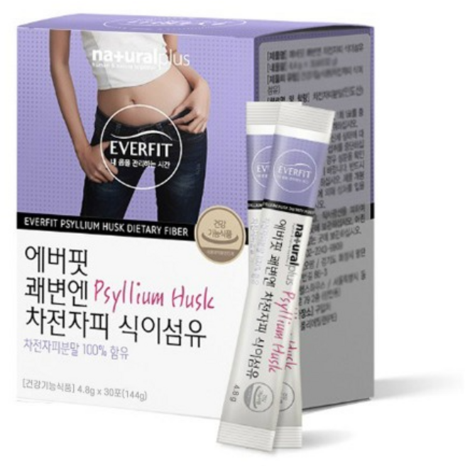 차전자피분말100% 쾌변앤 차전자피식이섬유30포, 1개