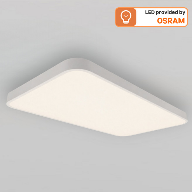 삼성 LED 더 뉴슬림 주백색 거실등 조명 플리커프리 60W AS 2년(설치설명서 포함), 화이트