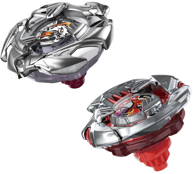 베이블레이드 BX-38 크림슨 가루다 4-70TP BX-33 펄 타이거 3-60U 팽이 장난감 세트, 1개, 혼합색상