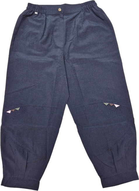 [사계절생활한복] 중년 여성 생활한복 바지 시원한 여름 우드소재 절바지