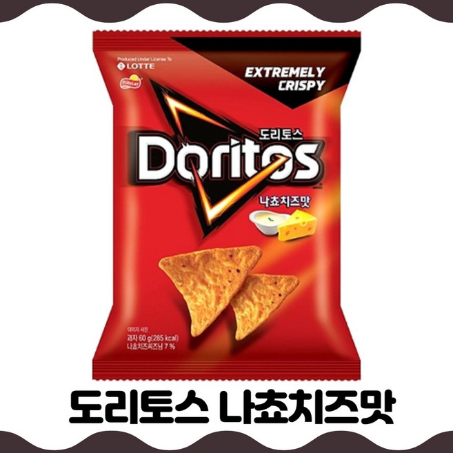 도리토스 나쵸치즈맛, 60g, 12개