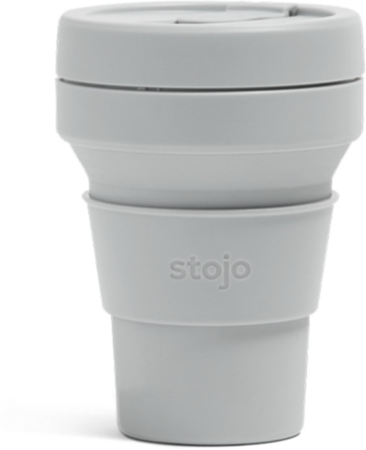 스토조 접이식 실리콘 텀블러 컵 포켓 355ml, 캐시미어, 1개
