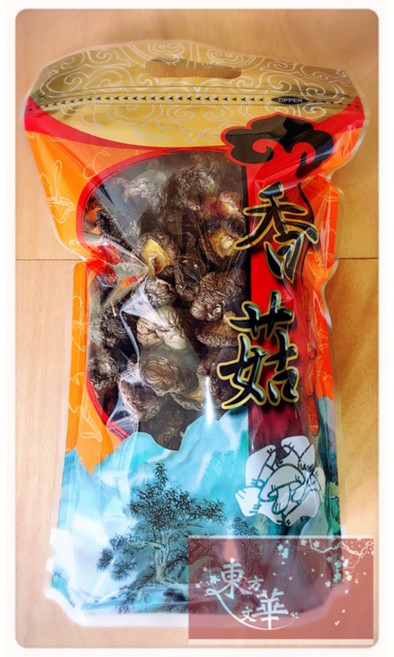 東方華 台灣埔里冬菇，小中尺寸，肉質肥厚，香氣濃郁，陽光曝曬，300G, 1個, 300G