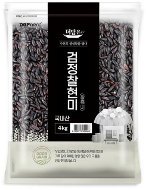 더담은 국산 찰흑미, 4kg, 1개
