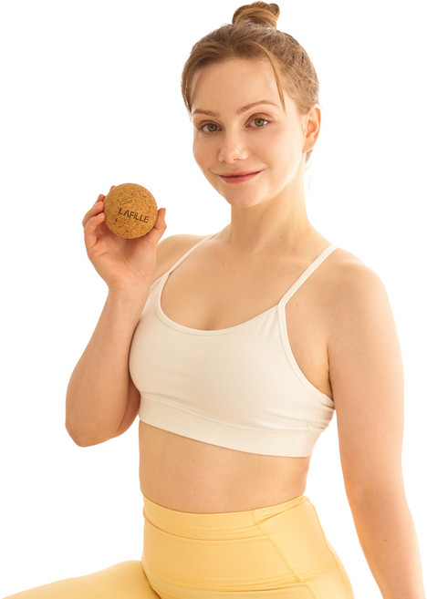 라필레 붓기 제거 마사지볼 코르크 재질 7cm, 1개