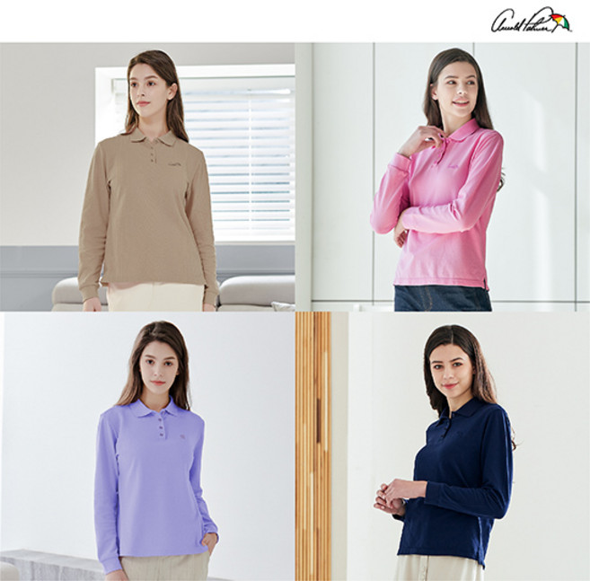 아놀드파마 여성 기능성 카라티셔츠