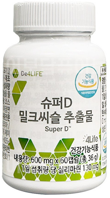 포라이프 슈퍼D 슈퍼디 밀크씨슬 +포켓물티슈 증정, 1개, 60정