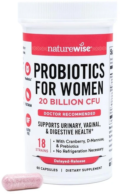 NatureWise 여성용 프로바이오틱스, 1개, 60정 - 쿠팡