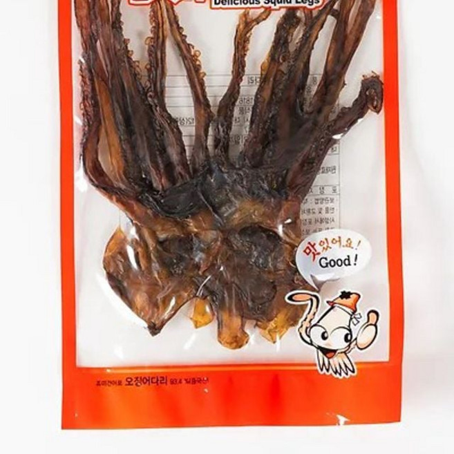 왕다리오징어 100g 5개 /마른오징어다리/안주/ ths+548AY
