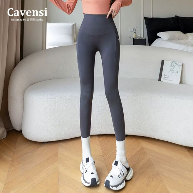 Cavensi 無尷尬線大尺碼鯊魚褲 韻律褲 芭比褲 顯瘦提臀瑜珈褲