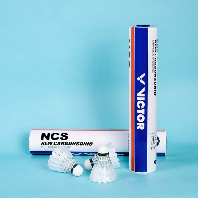 VICTOR 勝利 NCS 新碳音球 (12入/筒) - 人造羽球, 1個