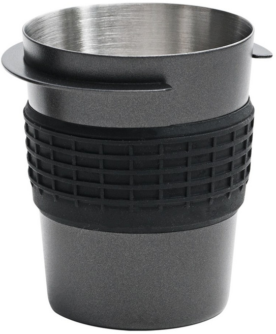 칼딘 안티 슬립 스테인리스 포터필터 도징 컵 58mm B타입, 블랙, 1개