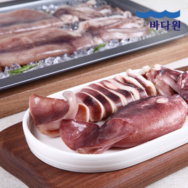 손질통오징어 320g x 2팩 (4마리), 없음