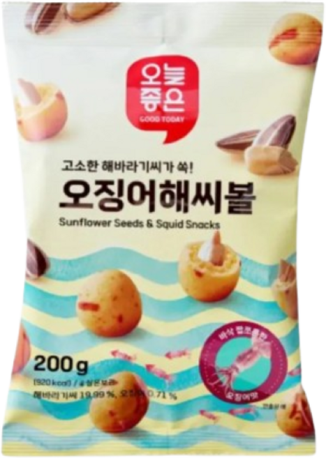 오늘좋은 오징어해씨볼, 2개, 200g