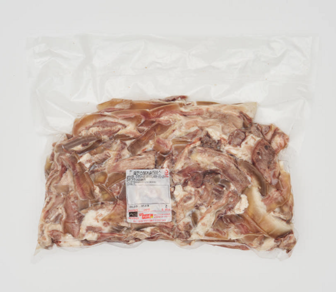[병천순대] (도매) 소머리 슬라이스 순대국 돼지국밥 전골 곱창볶음, 1개, 2kg